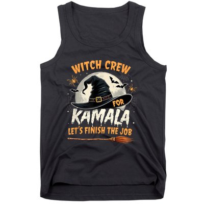 Halloween Witch Kamala Harris Witch Crew For Kamala 2024 Tank Top