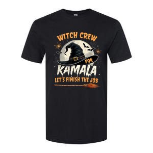 Halloween Witch Kamala Harris Witch Crew For Kamala 2024 Softstyle CVC T-Shirt