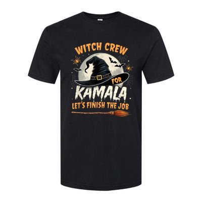 Halloween Witch Kamala Harris Witch Crew For Kamala 2024 Softstyle CVC T-Shirt