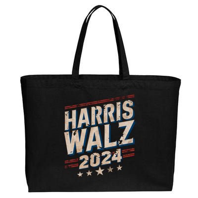 Harris Waltz Kamala 2024 Vintage Cotton Canvas Jumbo Tote