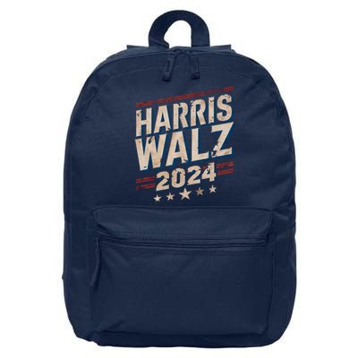 Harris Waltz Kamala 2024 Vintage 16 in Basic Backpack