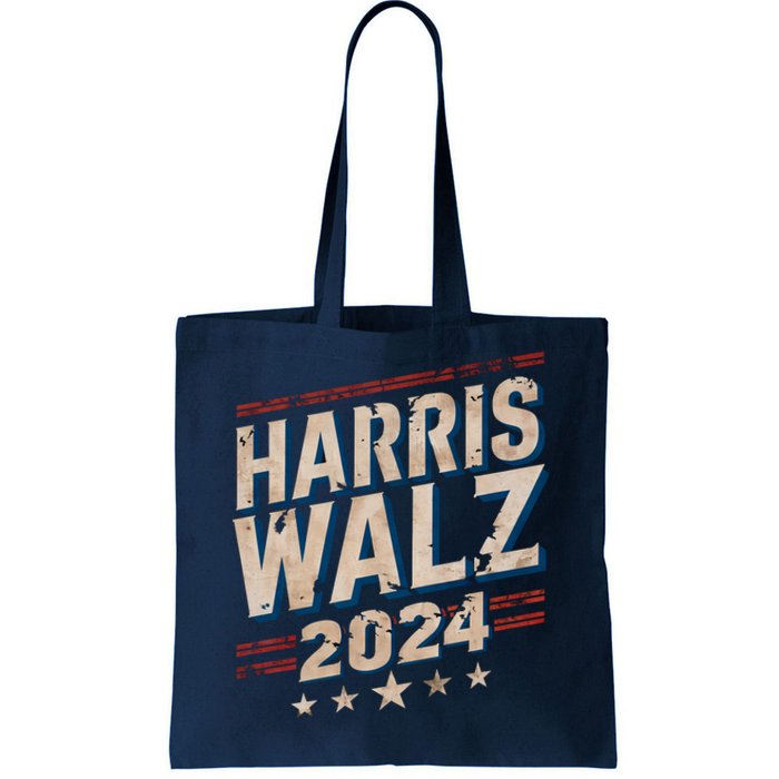 Harris Waltz Kamala 2024 Vintage Tote Bag