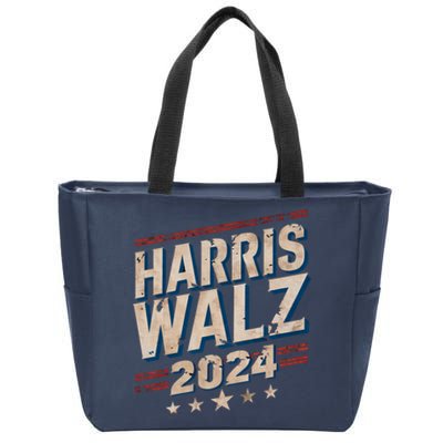 Harris Waltz Kamala 2024 Vintage Zip Tote Bag