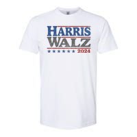 Harris Waltz Kamala Harris Tim Waltz 2024 Vintage Election Softstyle CVC T-Shirt