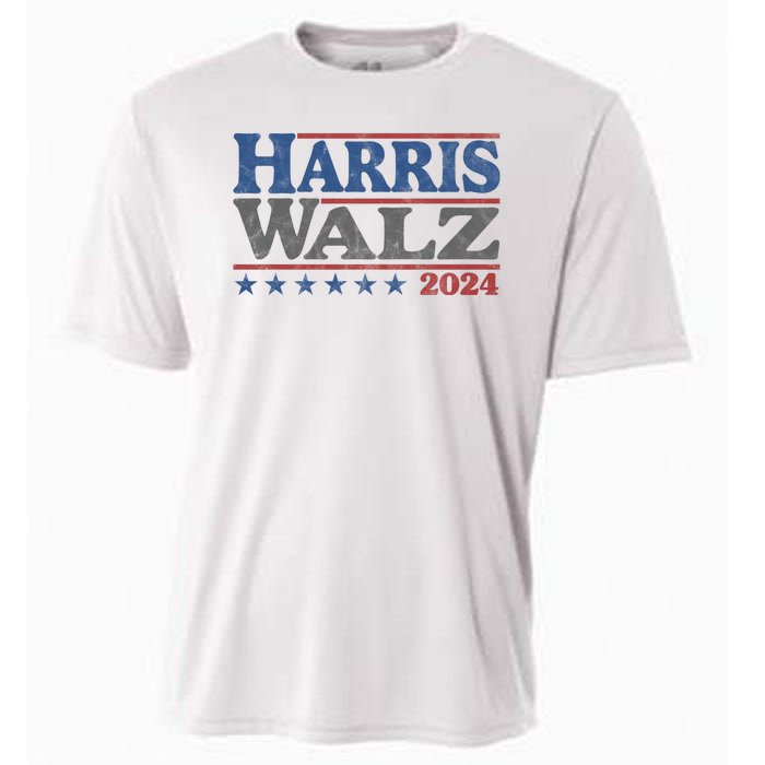 Harris Waltz Kamala Harris Tim Waltz 2024 Vintage Election Cooling Performance Crew T-Shirt