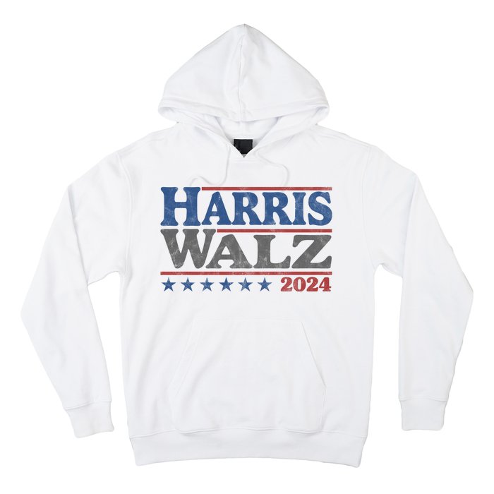 Harris Waltz Kamala Harris Tim Waltz 2024 Vintage Election Hoodie