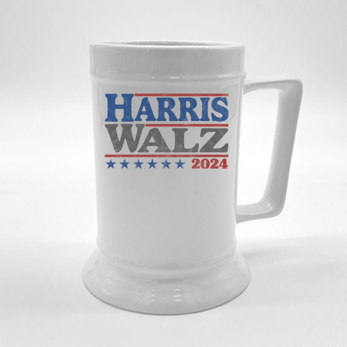 Harris Waltz Kamala Harris Tim Waltz 2024 Vintage Election Beer Stein