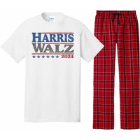 Harris Waltz Kamala Harris Tim Waltz 2024 Vintage Election Pajama Set