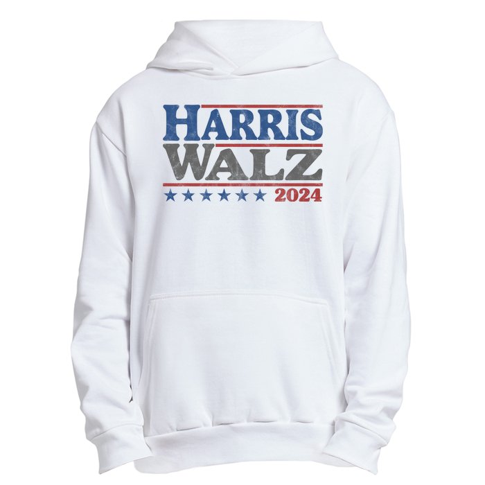 Harris Waltz Kamala Harris Tim Waltz 2024 Vintage Election Urban Pullover Hoodie