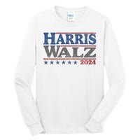 Harris Waltz Kamala Harris Tim Waltz 2024 Vintage Election Tall Long Sleeve T-Shirt