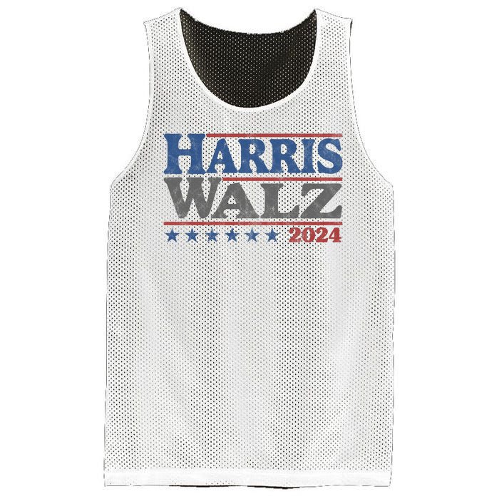 Harris Waltz Kamala Harris Tim Waltz 2024 Vintage Election Mesh Reversible Basketball Jersey Tank