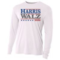 Harris Waltz Kamala Harris Tim Waltz 2024 Vintage Election Cooling Performance Long Sleeve Crew