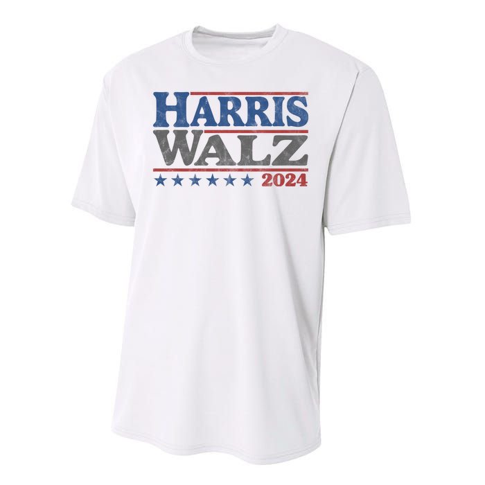 Harris Waltz Kamala Harris Tim Waltz 2024 Vintage Election Performance Sprint T-Shirt