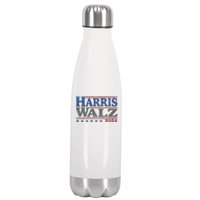 Harris Waltz Kamala Harris Tim Waltz 2024 Vintage Election Stainless Steel Insulated Water Bottle