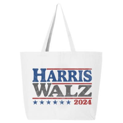 Harris Waltz Kamala Harris Tim Waltz 2024 Vintage Election 25L Jumbo Tote