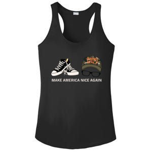 Harris Walz Kamal Make America Nice Again Kamala Rally Ladies PosiCharge Competitor Racerback Tank