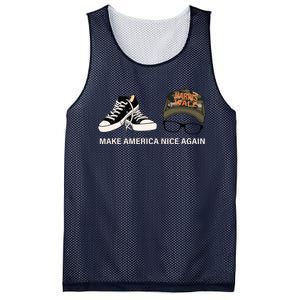 Harris Walz Kamal Make America Nice Again Kamala Rally Mesh Reversible Basketball Jersey Tank