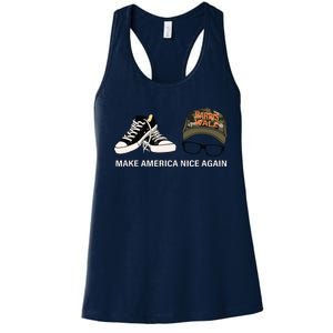 Harris Walz Kamal Make America Nice Again Kamala Rally Women's Racerback Tank