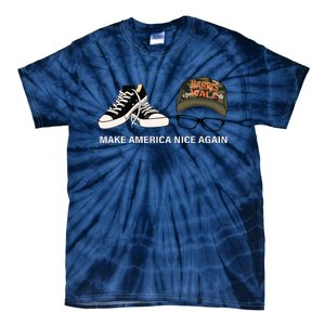 Harris Walz Kamal Make America Nice Again Kamala Rally Tie-Dye T-Shirt