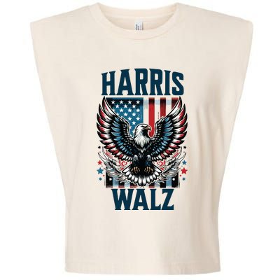 Harris Walz Kamala Harris Walz 2024 Garment-Dyed Women's Muscle Tee