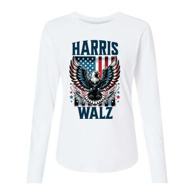 Harris Walz Kamala Harris Walz 2024 Womens Cotton Relaxed Long Sleeve T-Shirt