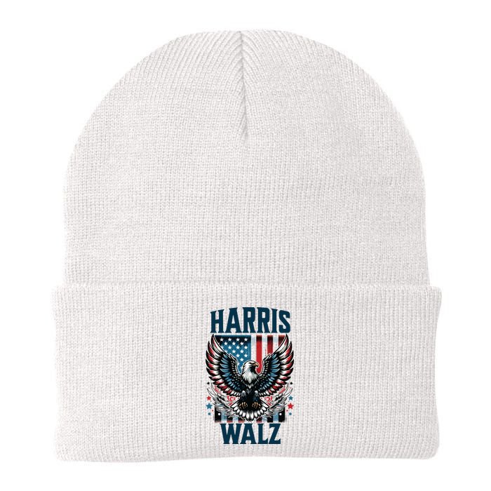 Harris Walz Kamala Harris Walz 2024 Knit Cap Winter Beanie