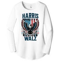 Harris Walz Kamala Harris Walz 2024 Women's Perfect Tri Tunic Long Sleeve Shirt