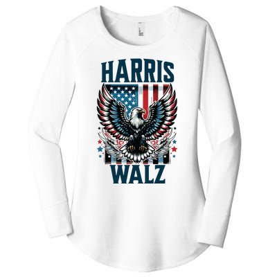 Harris Walz Kamala Harris Walz 2024 Women's Perfect Tri Tunic Long Sleeve Shirt