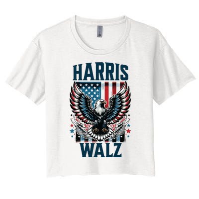 Harris Walz Kamala Harris Walz 2024 Women's Crop Top Tee