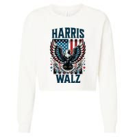 Harris Walz Kamala Harris Walz 2024 Cropped Pullover Crew