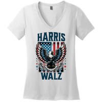 Harris Walz Kamala Harris Walz 2024 Women's V-Neck T-Shirt