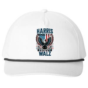 Harris Walz Kamala Harris Walz 2024 Snapback Five-Panel Rope Hat