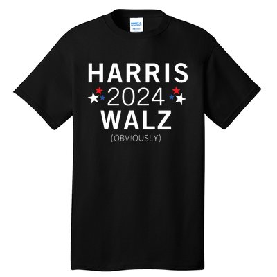 Harris Walz Kamala Democrat Voting Presidential Election Tall T-Shirt