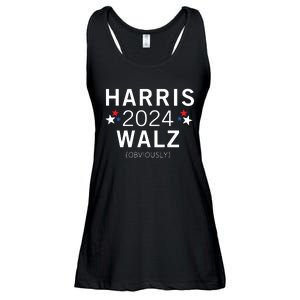 Harris Walz Kamala Democrat Voting Presidential Election Ladies Essential Flowy Tank