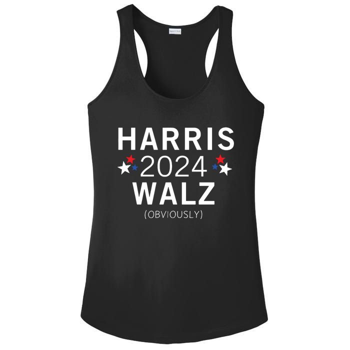 Harris Walz Kamala Democrat Voting Presidential Election Ladies PosiCharge Competitor Racerback Tank