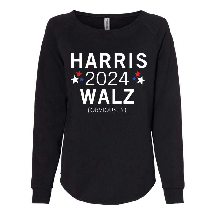 Harris Walz Kamala Democrat Voting Presidential Election Womens California Wash Sweatshirt