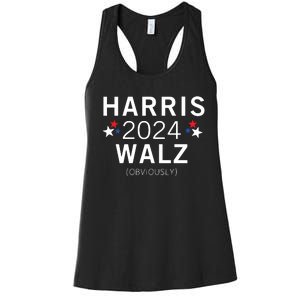 Harris Walz Kamala Democrat Voting Presidential Election Women's Racerback Tank