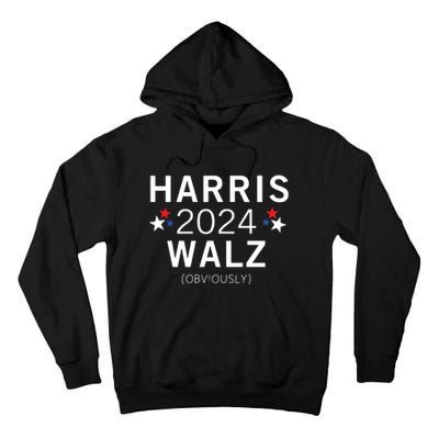 Harris Walz Kamala Democrat Voting Presidential Election Tall Hoodie