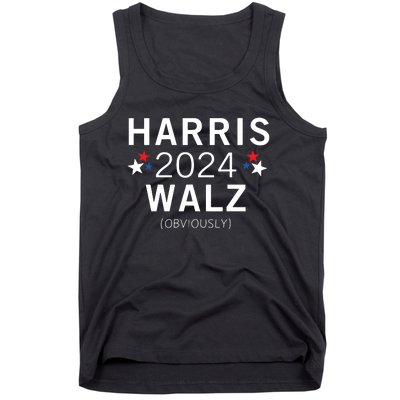 Harris Walz Kamala Democrat Voting Presidential Election Tank Top