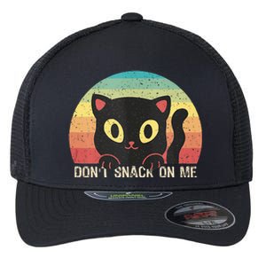 Harris Walz Kamala 2024 Support DonT Snack On Me Cat Flexfit Unipanel Trucker Cap