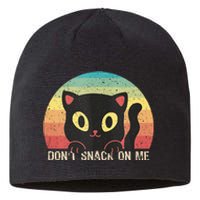 Harris Walz Kamala 2024 Support DonT Snack On Me Cat Sustainable Beanie