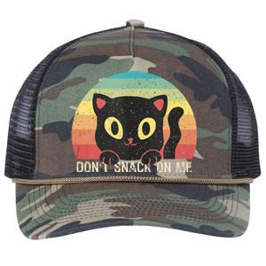 Harris Walz Kamala 2024 Support DonT Snack On Me Cat Retro Rope Trucker Hat Cap