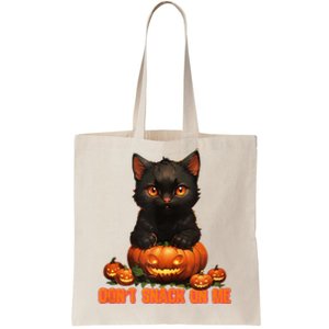 Harris Walz Kamala 2024 Support DonT Snack On Me Cat Tote Bag