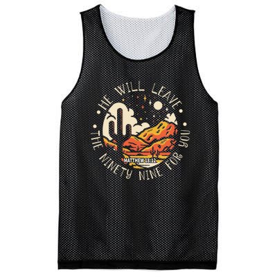 He Will Leave The Ninety Nine For You Western Desert Mesh Reversible Basketball Jersey Tank