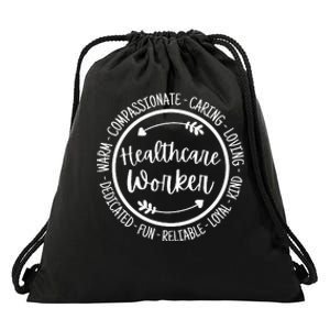 Healthcare Worker Life Essential Health Care Appreciation Drawstring Bag