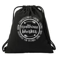 Healthcare Worker Life Essential Health Care Appreciation Drawstring Bag