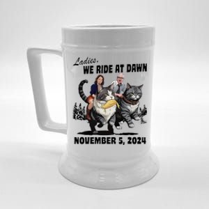 Harris Walz Ladies We Ride At Dawn November 5th 2024 Beer Stein