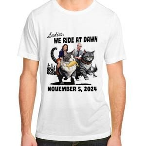 Harris Walz Ladies We Ride At Dawn November 5th 2024 Adult ChromaSoft Performance T-Shirt