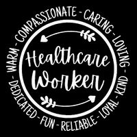 Healthcare Worker Life Essential Health Care Appreciation 16 in Basic Backpack