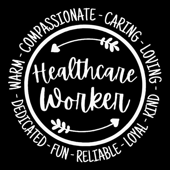 Healthcare Worker Life Essential Health Care Appreciation 16 in Basic Backpack